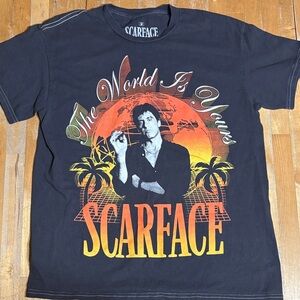 Ripple Junction Black Scarface Graphic Tee